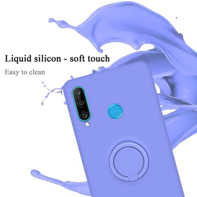 Deksel Huawei P30 LITE Ring Case (lilla)