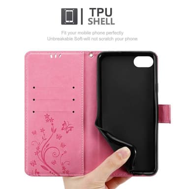 iPhone 7 / 7S / 8 / SE 2020 lommebokdeksel Blomster