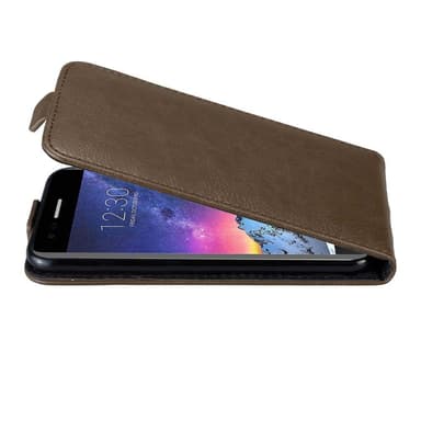 LG K8 2017 deksel flip cover (brun)