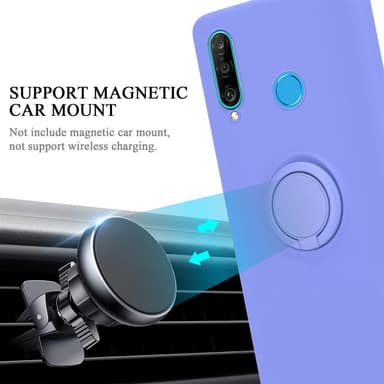 Deksel Huawei P30 LITE Ring Case (lilla)