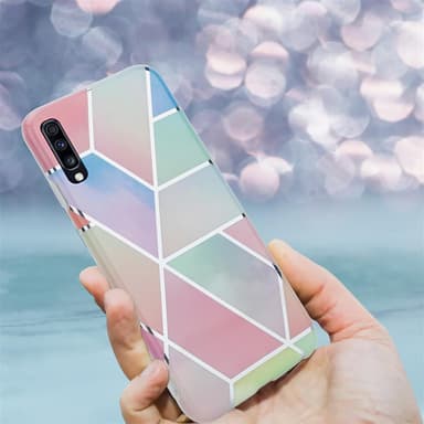 Samsung Galaxy A70 / A70s lommebokdeksel etui (rosa)