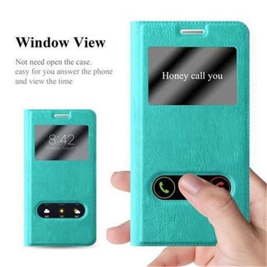 Samsung Galaxy A3 2016 lommebokdeksel cover (turkis)