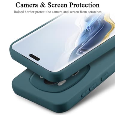 Honor Magic 6 Pro silikondeksel case (Grønn)