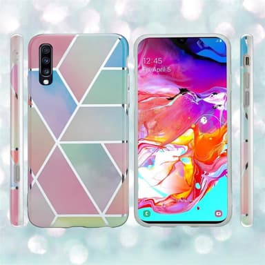 Samsung Galaxy A70 / A70s lommebokdeksel etui (rosa)