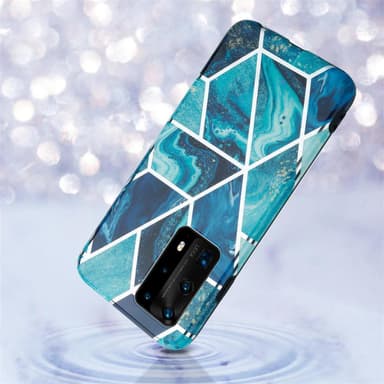 Huawei P40 lommebokdeksel etui (blå)