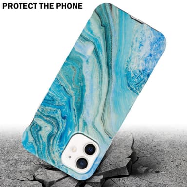 iPhone 12 PRO MAX lommebokdeksel etui (blå)