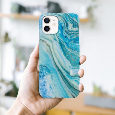 iPhone 12 PRO MAX lommebokdeksel etui (blå)