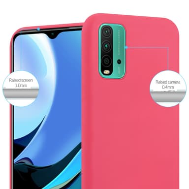 Deksel Xiaomi RedMi 9T / POCO M3 Silikon cover (rød)