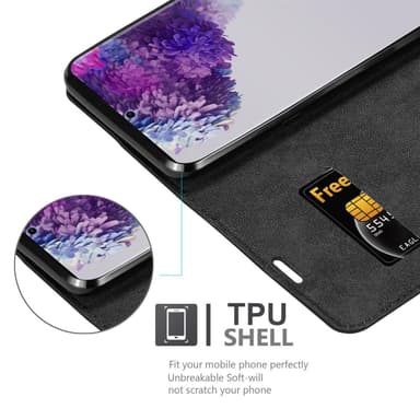 Samsung Galaxy S20 ULTRA lommebokdeksel case (svart)