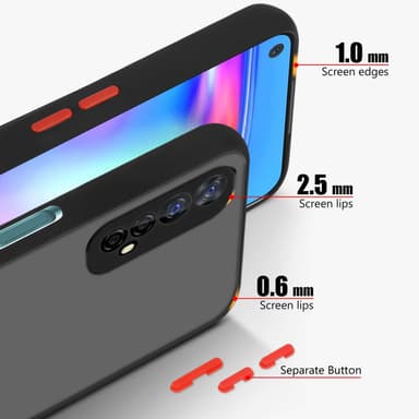 Realme 7 4G Deksel Case Cover (Svart)