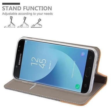 Samsung Galaxy J3 2017 lommebokdeksel etui (grå)