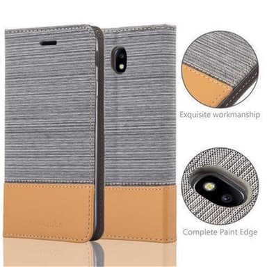 Samsung Galaxy J3 2017 lommebokdeksel etui (grå)