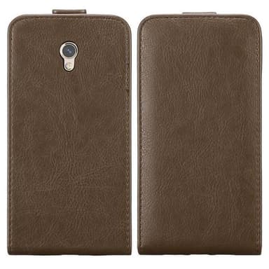 ZTE Blade V7 deksel flip cover (brun)