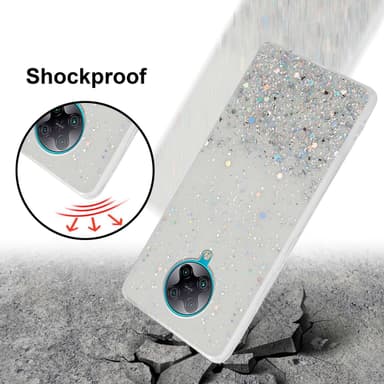 Xiaomi POCO F2 PRO Silikondeksel Glitter