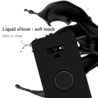 Deksel Samsung Galaxy NOTE 9 Ring Case (svart)