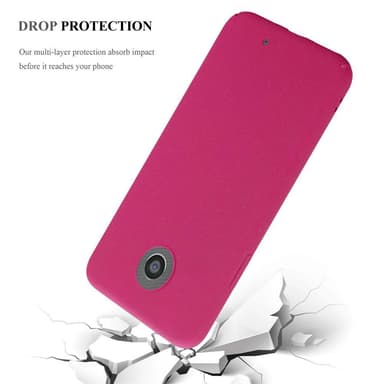 Motorola MOTO G2 Hardt Deksel Cover (rosa)