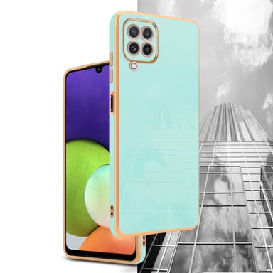 Samsung Galaxy M22 / M32 4G silikondeksel case (grønn)