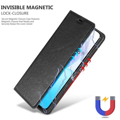 Honor X8 5G lommebokdeksel case (svart)