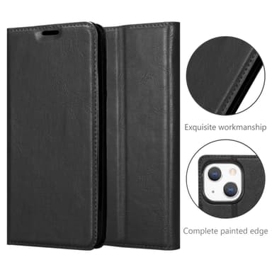 iPhone 13 MINI lommebokdeksel case (svart)