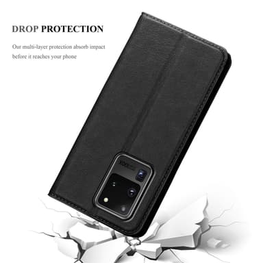 Samsung Galaxy S20 ULTRA lommebokdeksel case (svart)