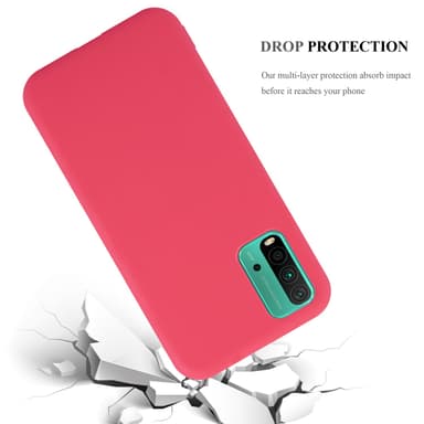 Deksel Xiaomi RedMi 9T / POCO M3 Silikon cover (rød)