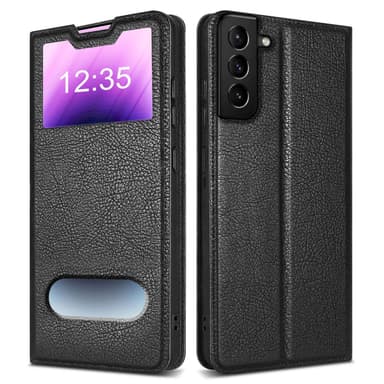 Samsung Galaxy S21 PLUS lommebokdeksel cover (svart)