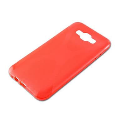 Samsung Galaxy E7 Deksel Case Cover (rød)