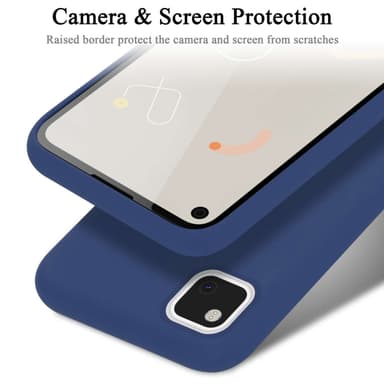 Google PIXEL 4A 5G silikondeksel case (Blå)