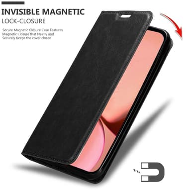 iPhone 13 MINI lommebokdeksel case (svart)
