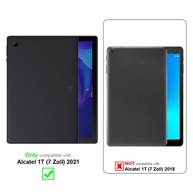 Alcatel 1T (7 tomme) 2021 deksel til nettbrett (blå)