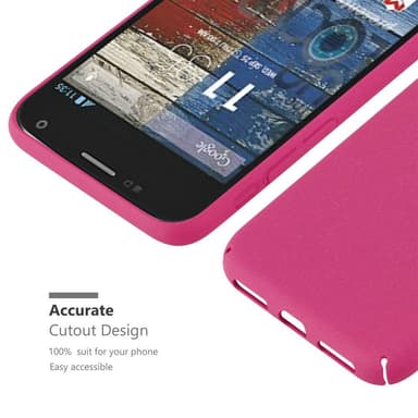 Motorola MOTO G2 Hardt Deksel Cover (rosa)