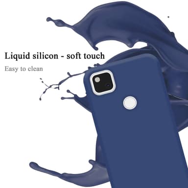 Google PIXEL 4A 5G silikondeksel case (Blå)