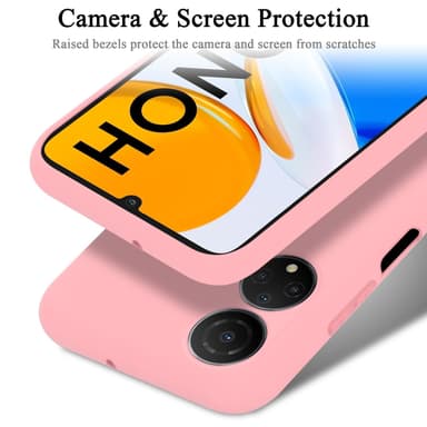 Honor X7 silikondeksel case (rosa)