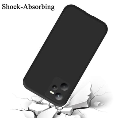 Realme C35 / Narzo 50A PRIME silikondeksel case (svart)