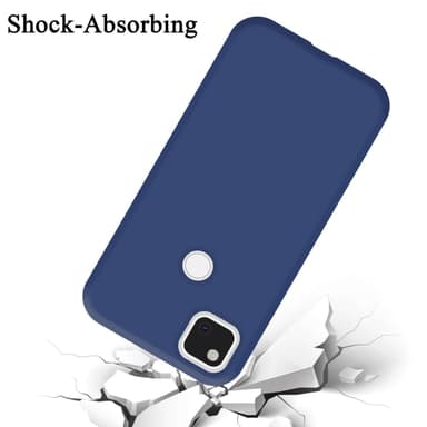 Google PIXEL 4A 5G silikondeksel case (Blå)