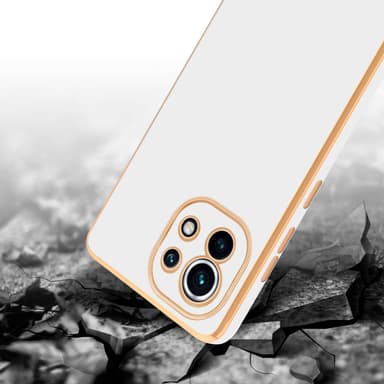 Xiaomi Mi 11 5G silikondeksel case (Hvit)