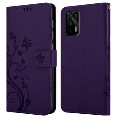 Realme GT / GT Neo 2T / Q3 PRO lommebokdeksel Blomster