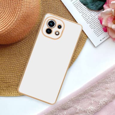 Xiaomi Mi 11 5G silikondeksel case (Hvit)