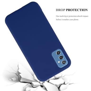 Deksel Samsung Galaxy M52 5G Silikon cover (blå)