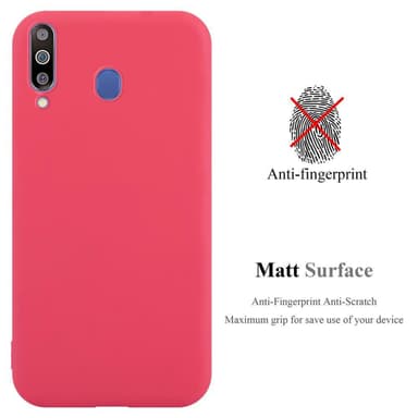 Deksel Samsung Galaxy M30 / A40s Silikon cover (rød)