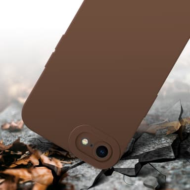 iPhone 7 / 7S / 8 / SE 2020 Deksel case (brun)