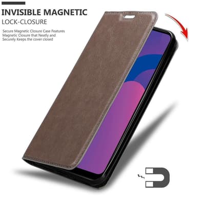 Honor PLAY 9A lommebokdeksel case (brun)