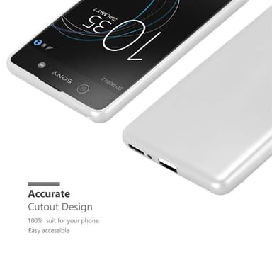 Deksel Sony Xperia XA Case Cover (sølv)