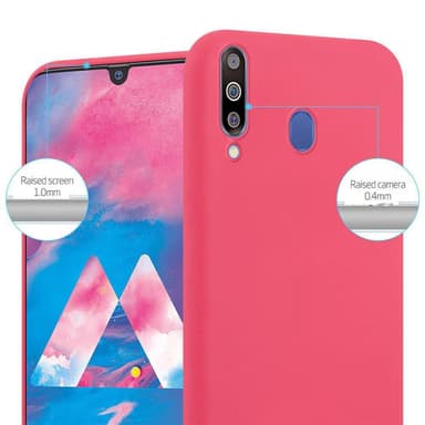 Deksel Samsung Galaxy M30 / A40s Silikon cover (rød)