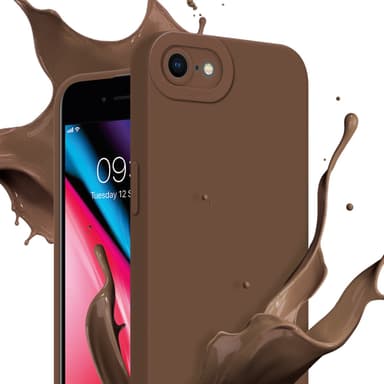 iPhone 7 / 7S / 8 / SE 2020 Deksel case (brun)