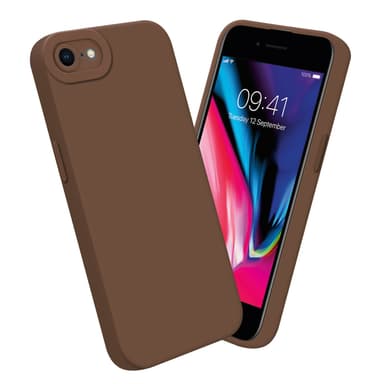 iPhone 7 / 7S / 8 / SE 2020 Deksel case (brun)