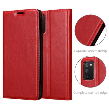 Samsung Galaxy A02s lommebokdeksel case (rød)