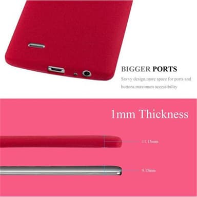 Deksel LG G3 case (rød)