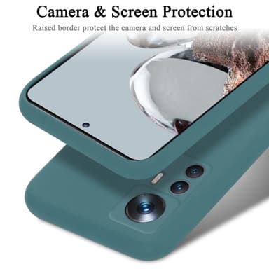 Xiaomi 12T / 12T PRO silikondeksel case (grønn)