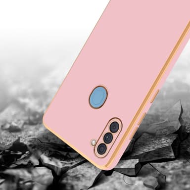 Samsung Galaxy A11 / M11 silikondeksel case (rosa)